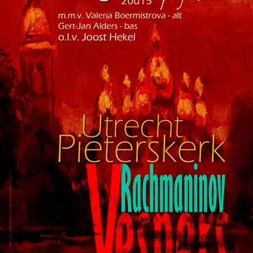 Vrijdag a.s. in de Pieterskerk in Utrecht Rachmaninov Vespers door het Hanze Projectkoor.

Www.hanzeprojectkoor.nl

#koormuziek #rachmaninov #vespers #rachmaninovvespers #acapella
